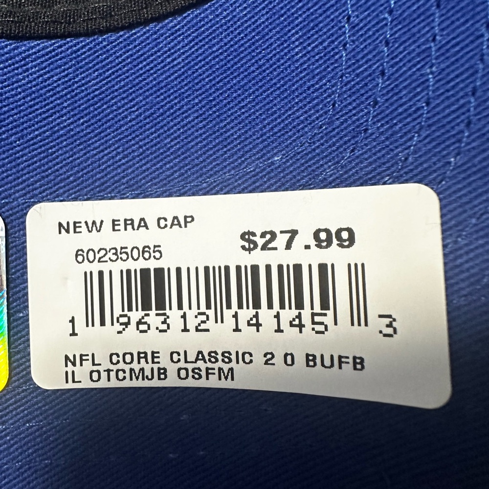 NWT Buffalo Bills LOGO Core Classic 9TWENTY Adjustable Cap adjustable closure - Picture 4 of 9